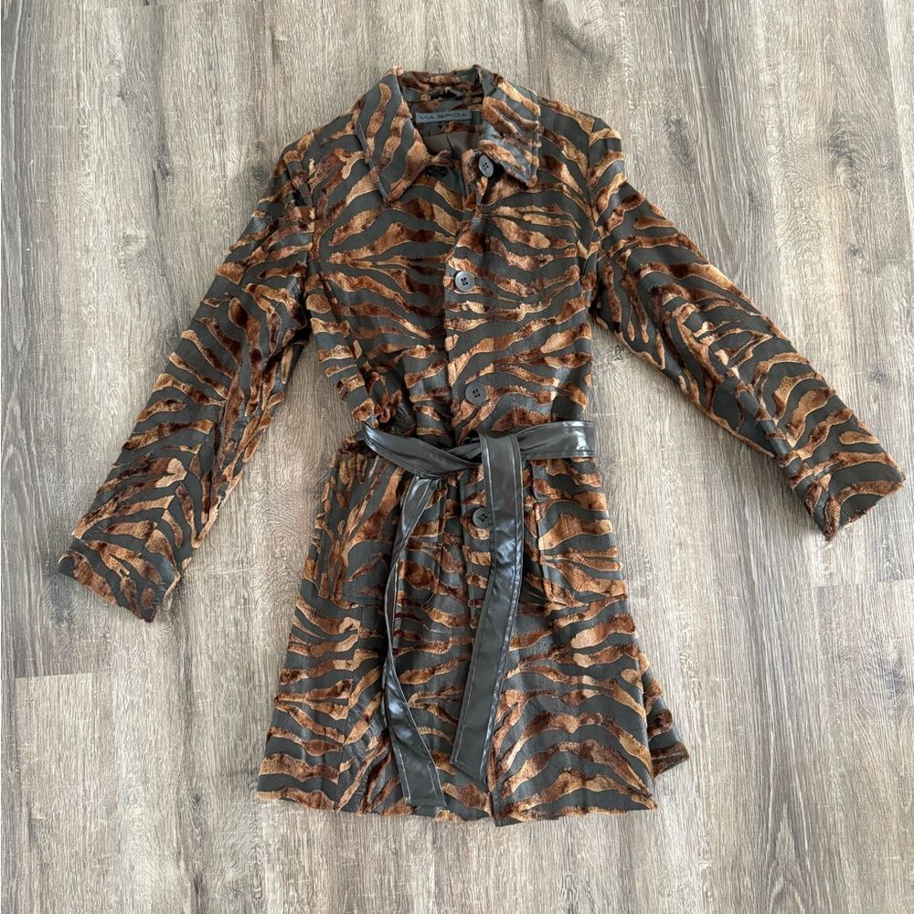 Via Spiga Tiger Print Jacket